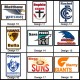 Personalised AFL Team Fridge Magnet