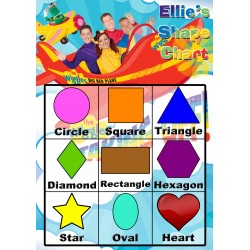 Personalised Kid's Shapes Chart
