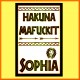 Personalised "Hakuna Mafuckit" Fridge Magnet