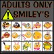 Personalised Smiley - Emoji Square Key Ring