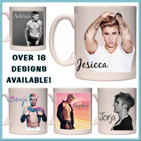 Personalised Justin Bieber Mug