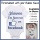 Personalised Famous on Facebook Baby Onesie