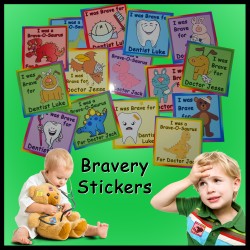 Personalised Bravery Stickers