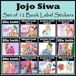 Personalised Jojo Siwa Book Labels