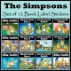 Personalised The Simpsons Book Labels