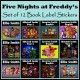 Personalised Five Nights at Freddy's Book Labels