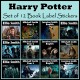 Personalised Harry Potter Book Labels