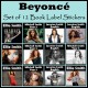 Personalised Beyonce Book Labels