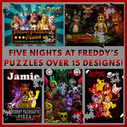 Personalised Five Nights at Freddy's Puzzle