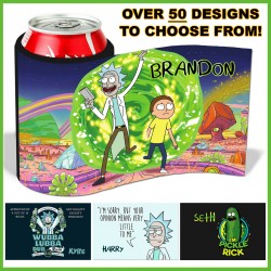 Personalised Rick and Morty Stubby Cooler