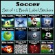 Personalised Soccer Book Labels