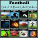 Personalised Football Book Labels
