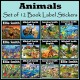 Personalised Animal Book Labels