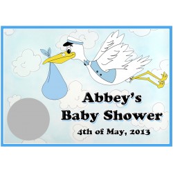 Personalised Baby Shower Scratch Cards