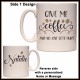 Personalised Give me Coffee and No One gets Hurt Mug