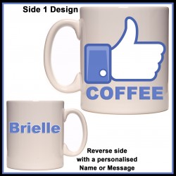 Personalised Facebook LIKE Coffee Mug