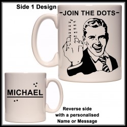 Personalised Join The Dots Mug