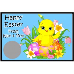 Personalised Easter Scratch Cards