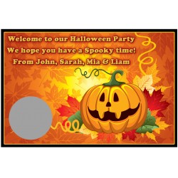 Personalised Halloween Scratch Cards