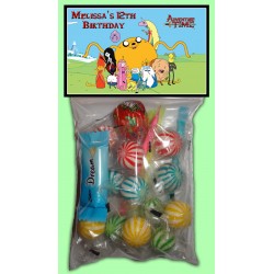 Personalised Adventure Time Lolly Bags