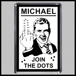 Personalised Join the Dots Fridge Magnet