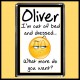 Personalised I'm out of bed and dressed Magnet