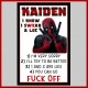 Personalised I know I Swear a lot - DEADPOOL Magnet