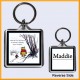 Personalised Fuck It's Monday - Winnie the Pooh Square Key Ring