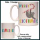 Personalised Merry Slothmas Mug