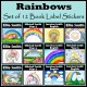 Personalised Rainbows Book Labels