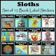 Personalised Sloth Book Labels