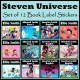 Personalised Steven Universe Book Labels