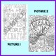 Personalised Adult Colouring - Inspirational Quotes