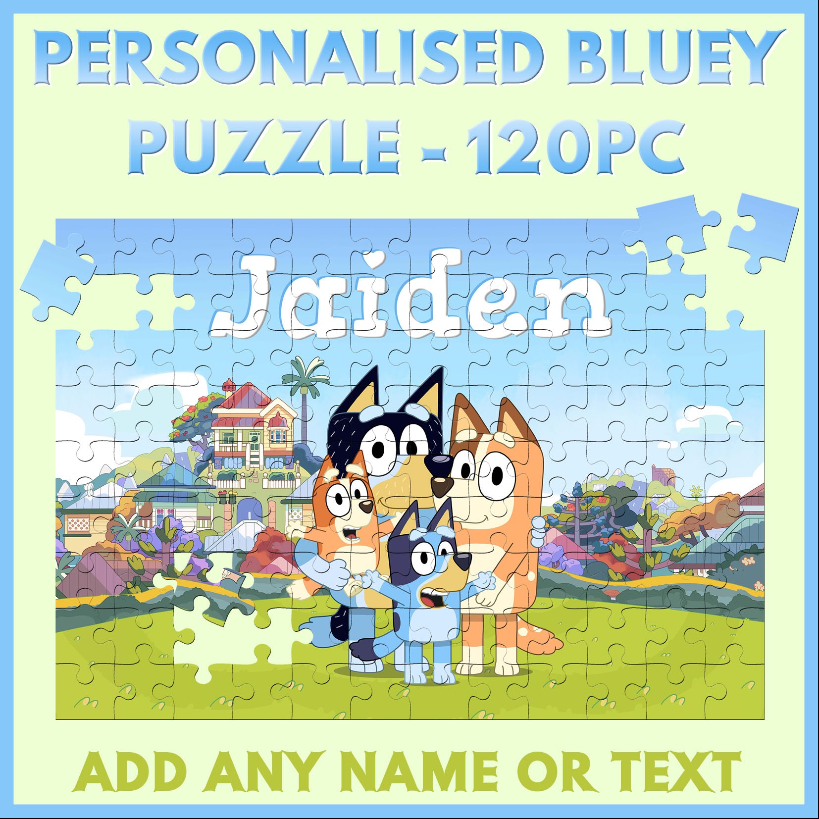 Personalised Bluey Puzzle - Personalise It Products