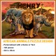 Personalised African Animals Puzzle