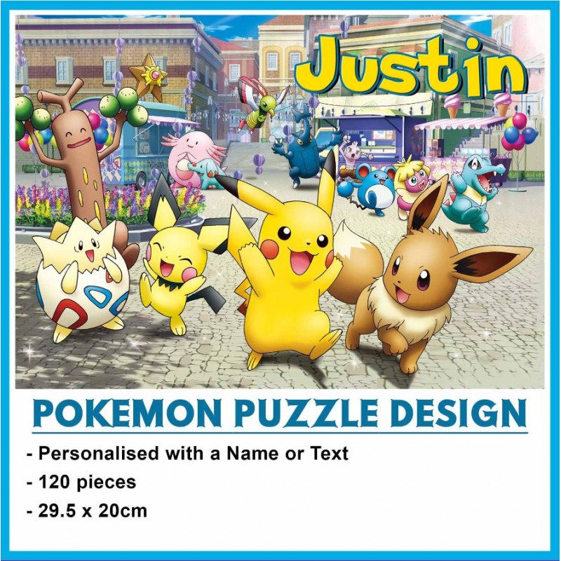 PUZZLE 120 PIECES A4 Pokémon 