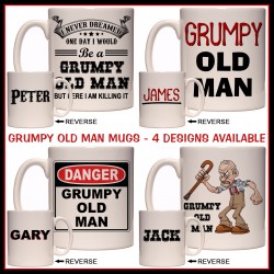 Personalised Grumpy Old Man Mug