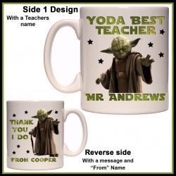 Personalised Yoda Best Teacher Mug