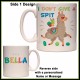 Personalised Llama - I Don't Give a SPIT Mug