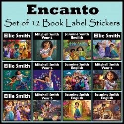 Personalised Encanto Book Labels