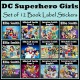 Personalised DC Superhero Girls Book Labels