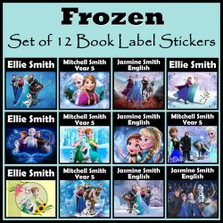 Personalised Frozen Book Labels
