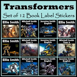 Personalised Transformers Book Labels