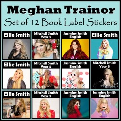 Personalised Meghan Trainor Book Labels