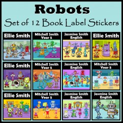 Personalised Robot Book Labels