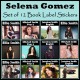 Personalised Selena Gomez Book Labels