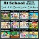 Personalised At School (Young Children) Book Labels