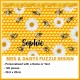 Personalised Bees & Daisy Puzzle