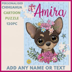 Personalised Cartoon Chihuahua Puzzle