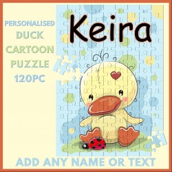 Personalised Cartoon Duck Puzzle